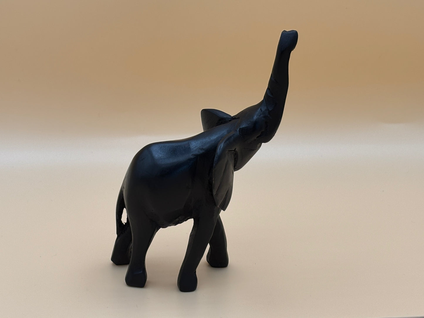 Hand-Carved Ebony Elephant