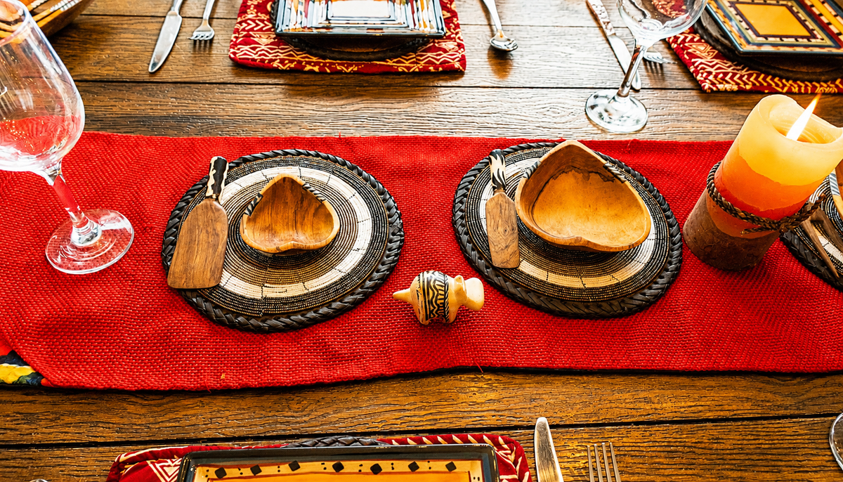 Wooden Bowl Set of 3 - Love Heart Design