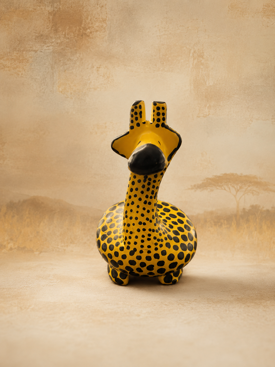 Hand-Carved Soapstone Giraffe