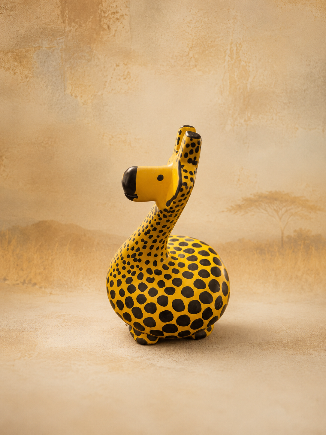 Hand-Carved Soapstone Giraffe